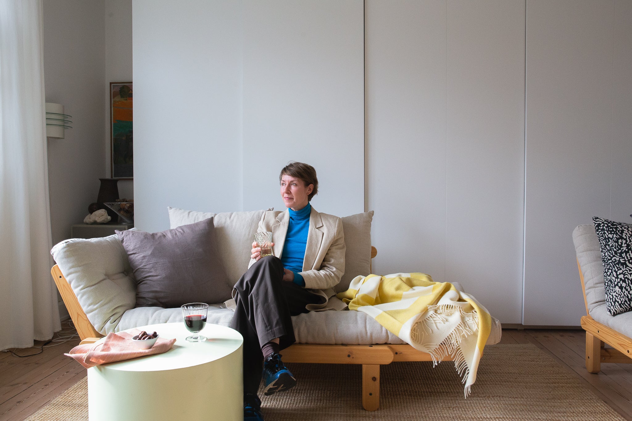 Small living - at home with interior consultant Rikke Munk