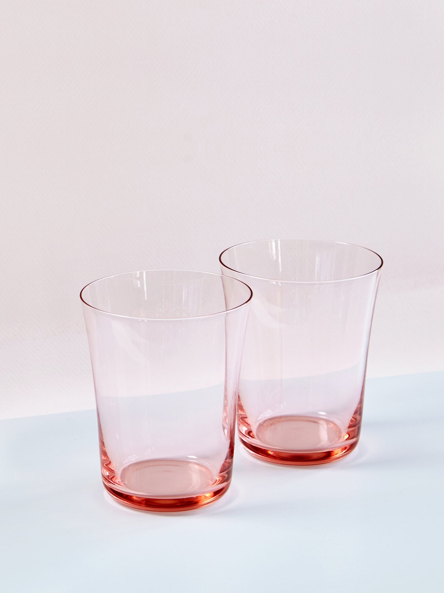 Stilleben Concave Glass - Box of 2⼁None Glass Rose