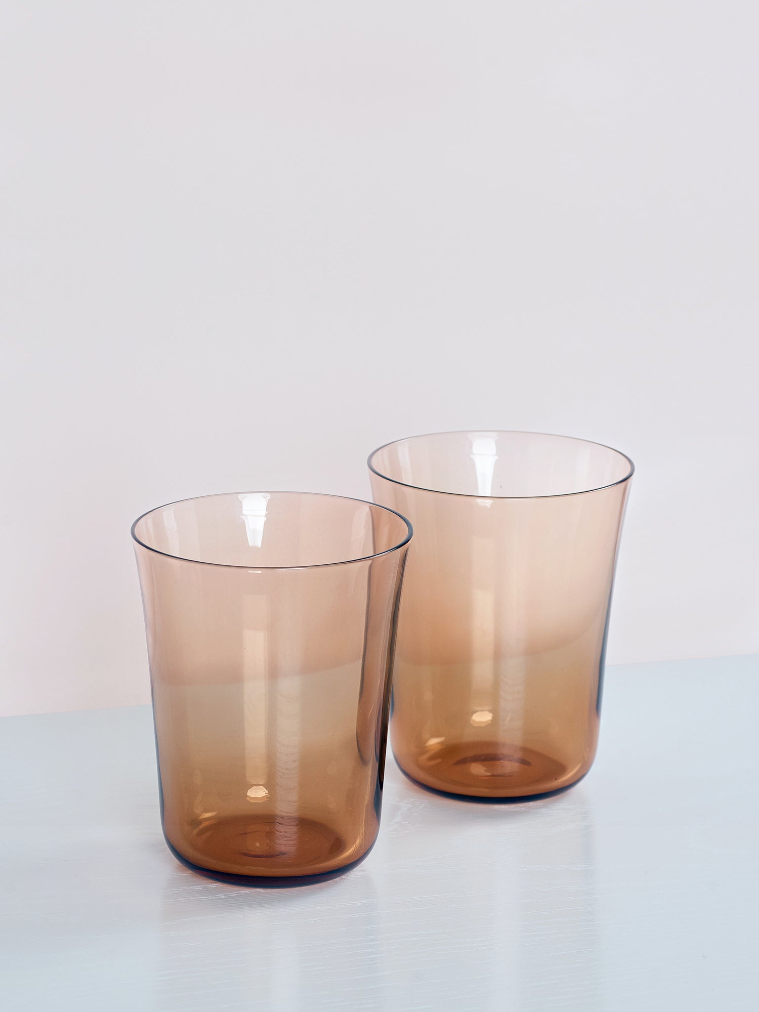 Stilleben Concave Glass - Box of 2⼁None Glass Sepia