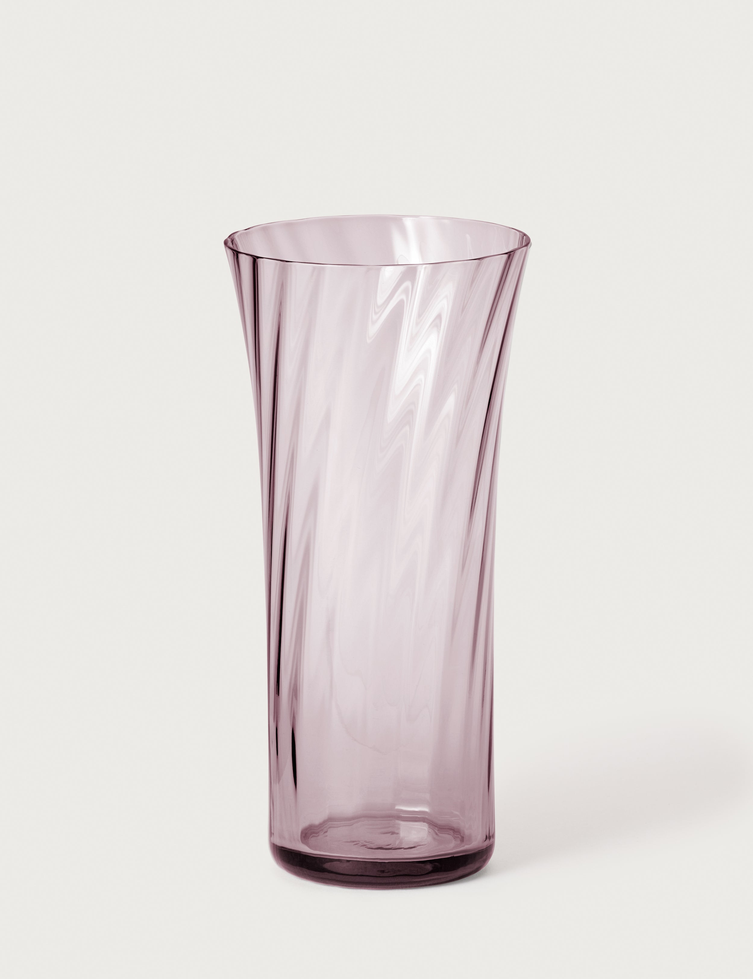 Stilleben Concave Vase - 18 cm⼁Swirl Vase Lilac