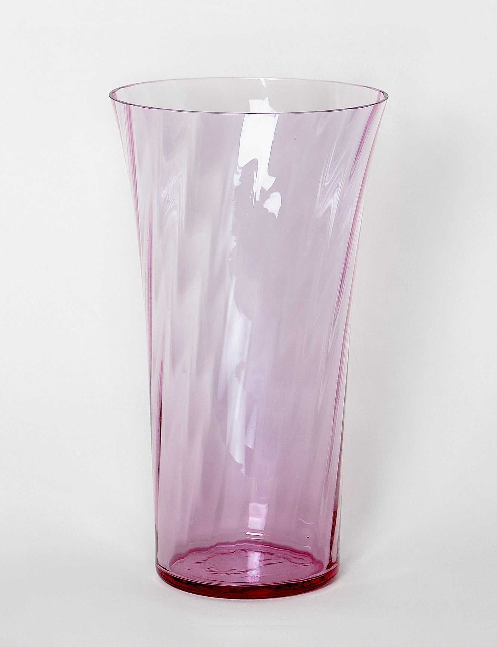 Stilleben Concave Vase - 28 cm⼁Swirl Vase Neo Purple