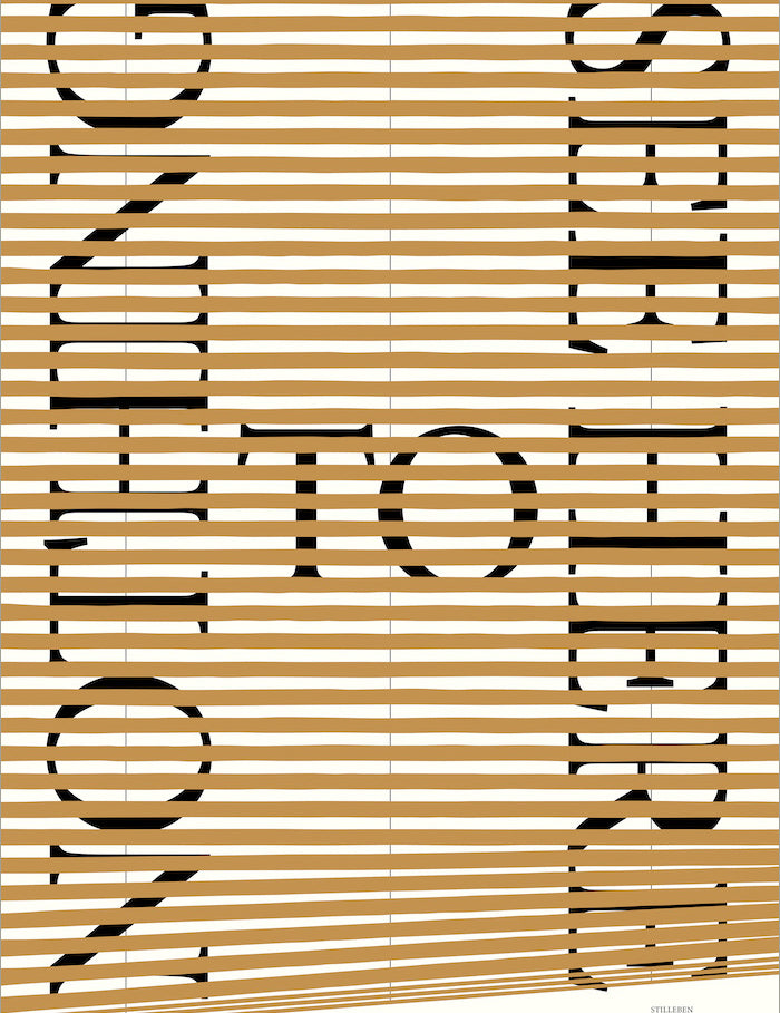 Stilleben Print - 50 x 70 cm⼁Nothing To See Here - Brown Print -