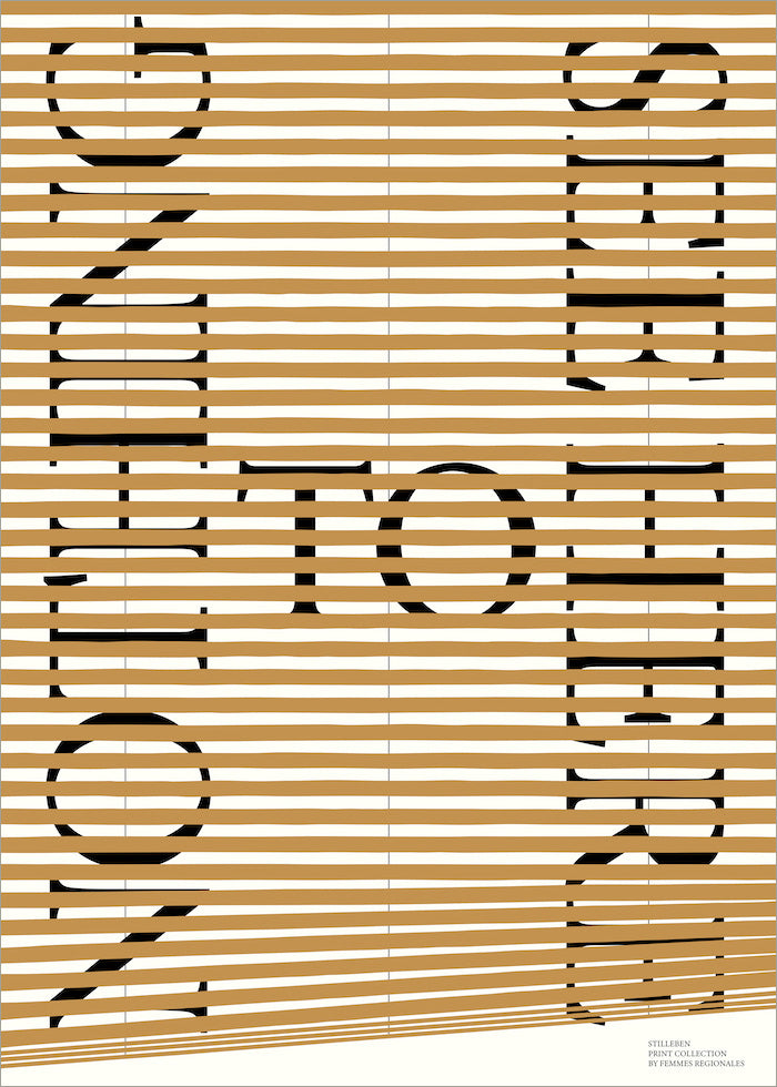 Stilleben Print - 50 x 70 cm⼁Nothing To See Here - Brown Print -