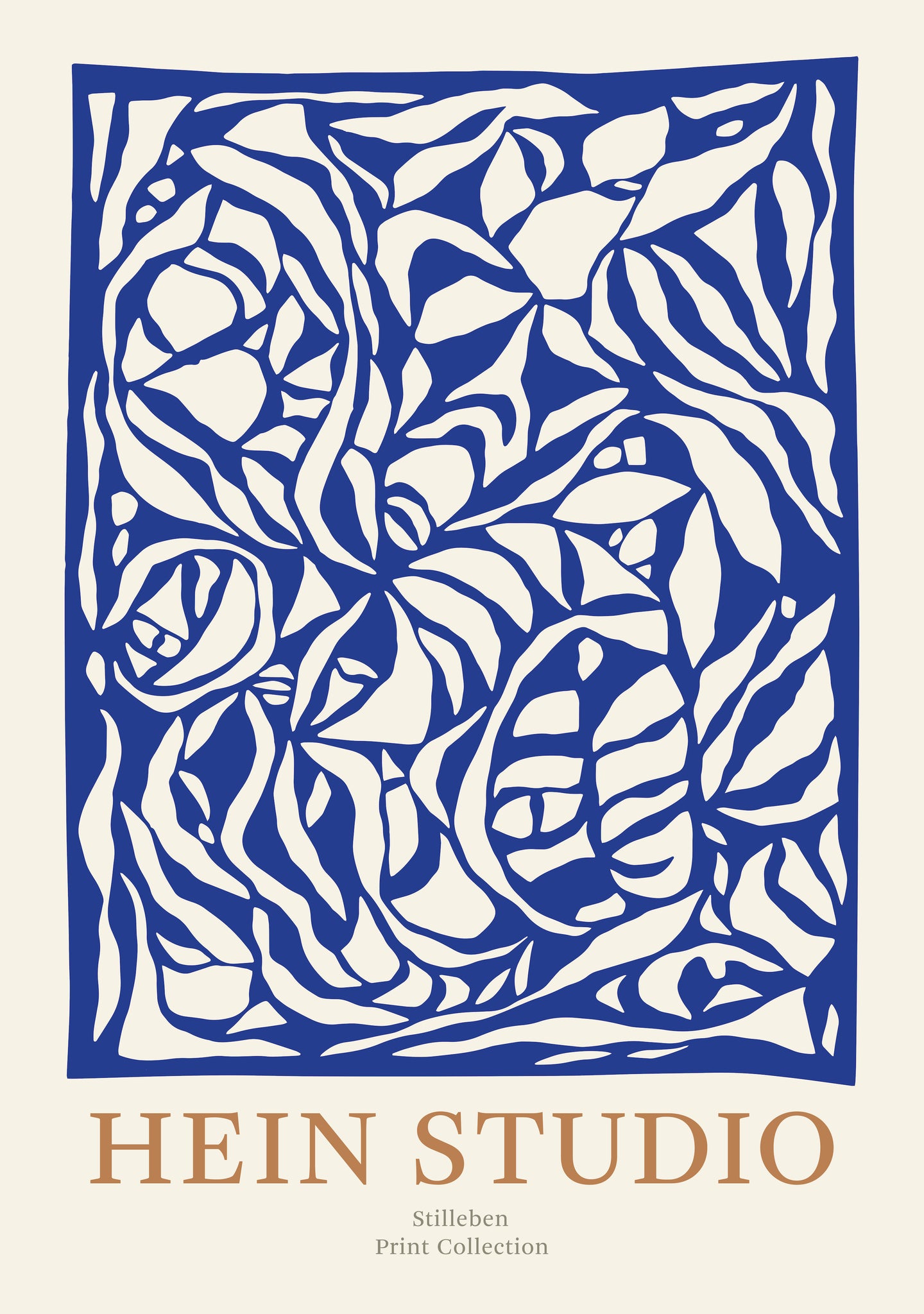 Stilleben Print - 70 x 100 cm⼁Laelia Blue Print -