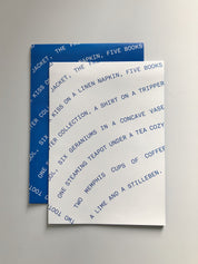Stilleben Stilleben Gift Wrap Print Blue/Cream