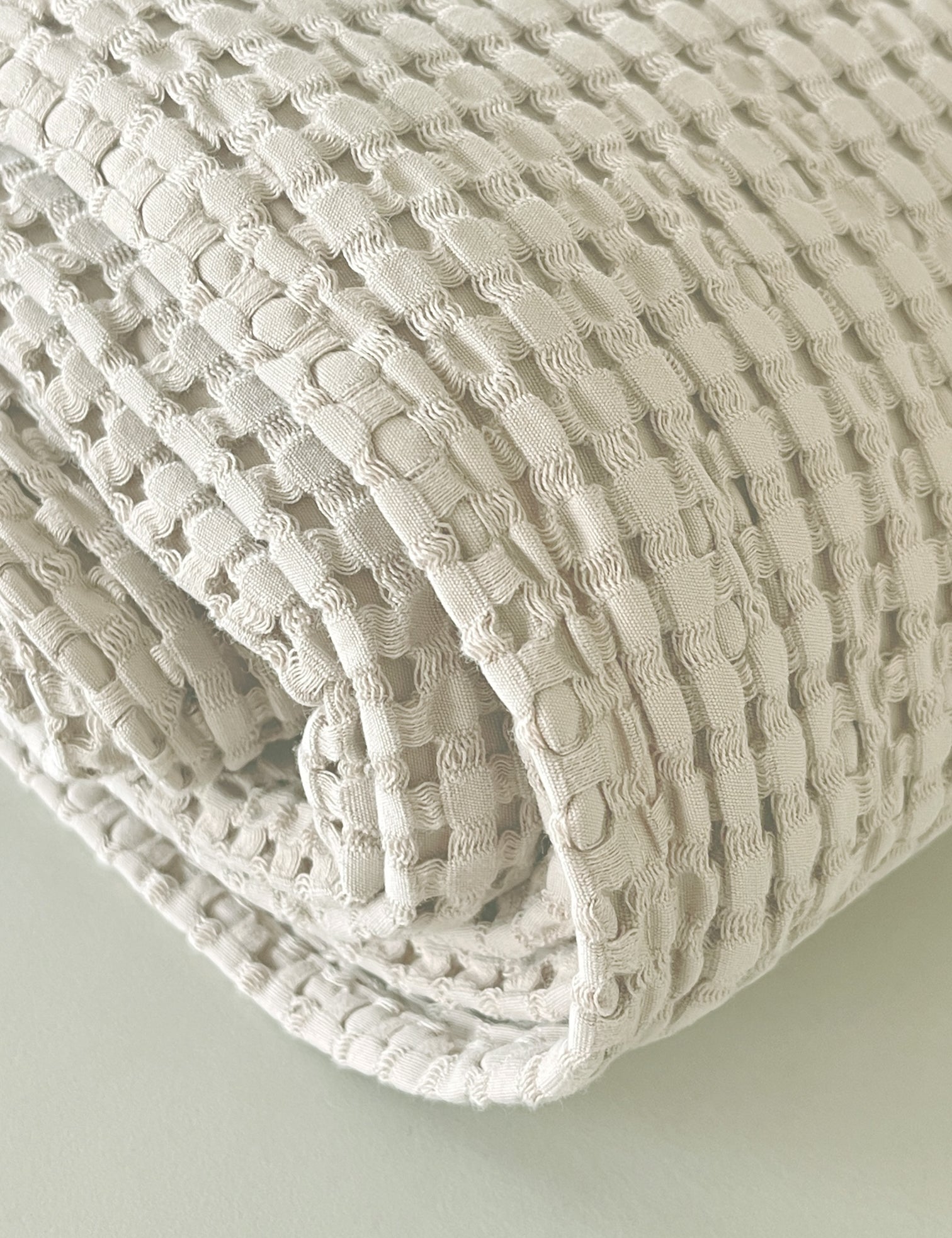 Stilleben Waffle Bed Cover Bed Cover Sand