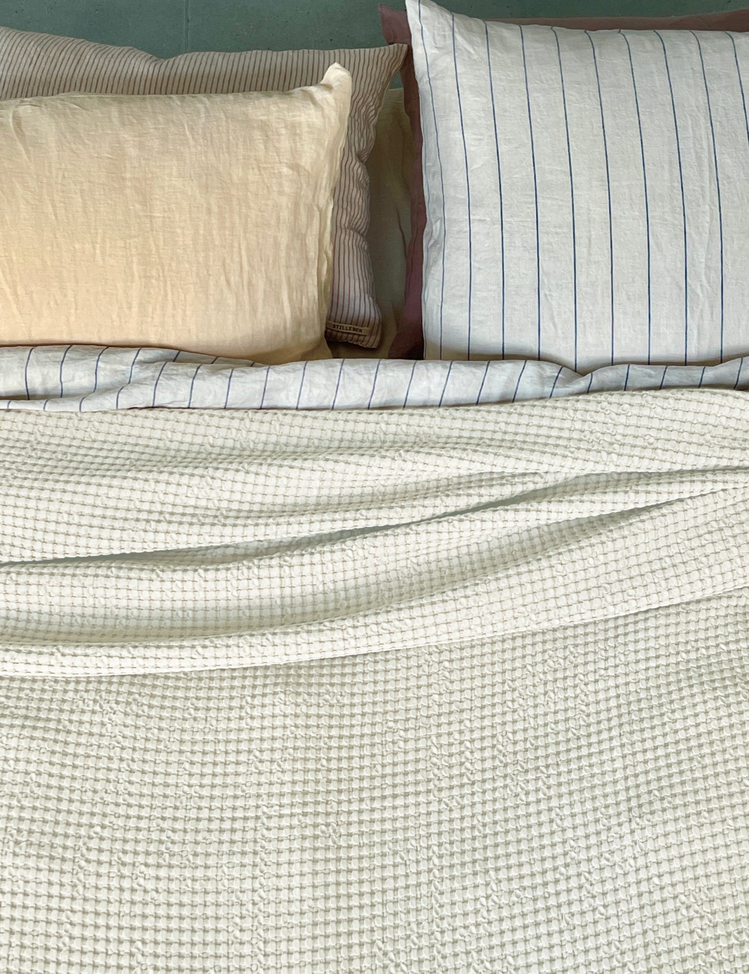 Stilleben Waffle Bed Cover Bed Cover Sand
