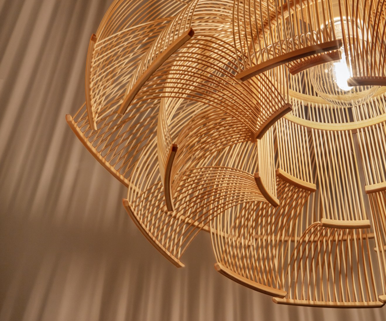 Sublime craftsmanship - handmade bamboo lamps