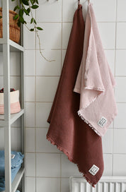 Stilleben Bath Towel Waffle - 80 x 160 cm Towel Chalk Pink