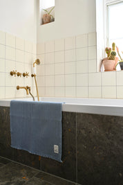Stilleben Bath Towel Waffle - 80 x 160 cm Towel Indigo Blue