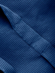 Stilleben Bathrobe Waffle Bathrobe Indigo Blue