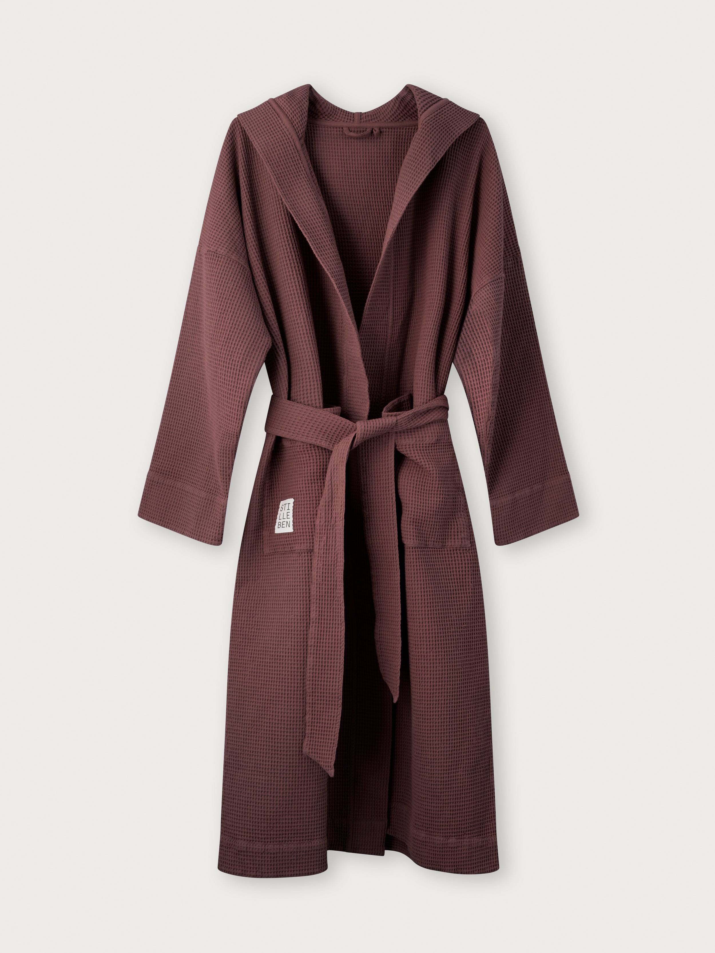 Stilleben Bathrobe Waffle Bathrobe Rusty Brown