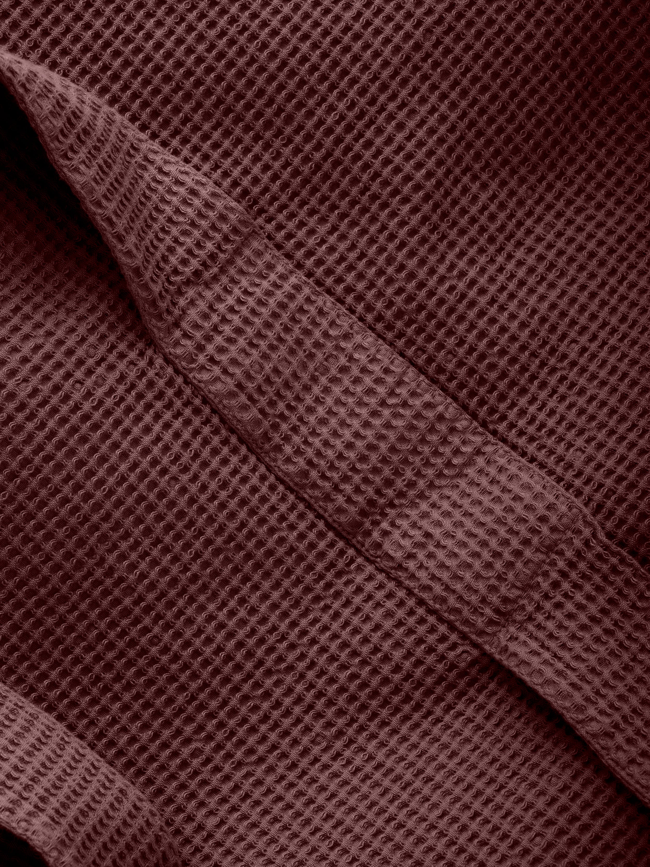 Stilleben Bathrobe Waffle Bathrobe Rusty Brown