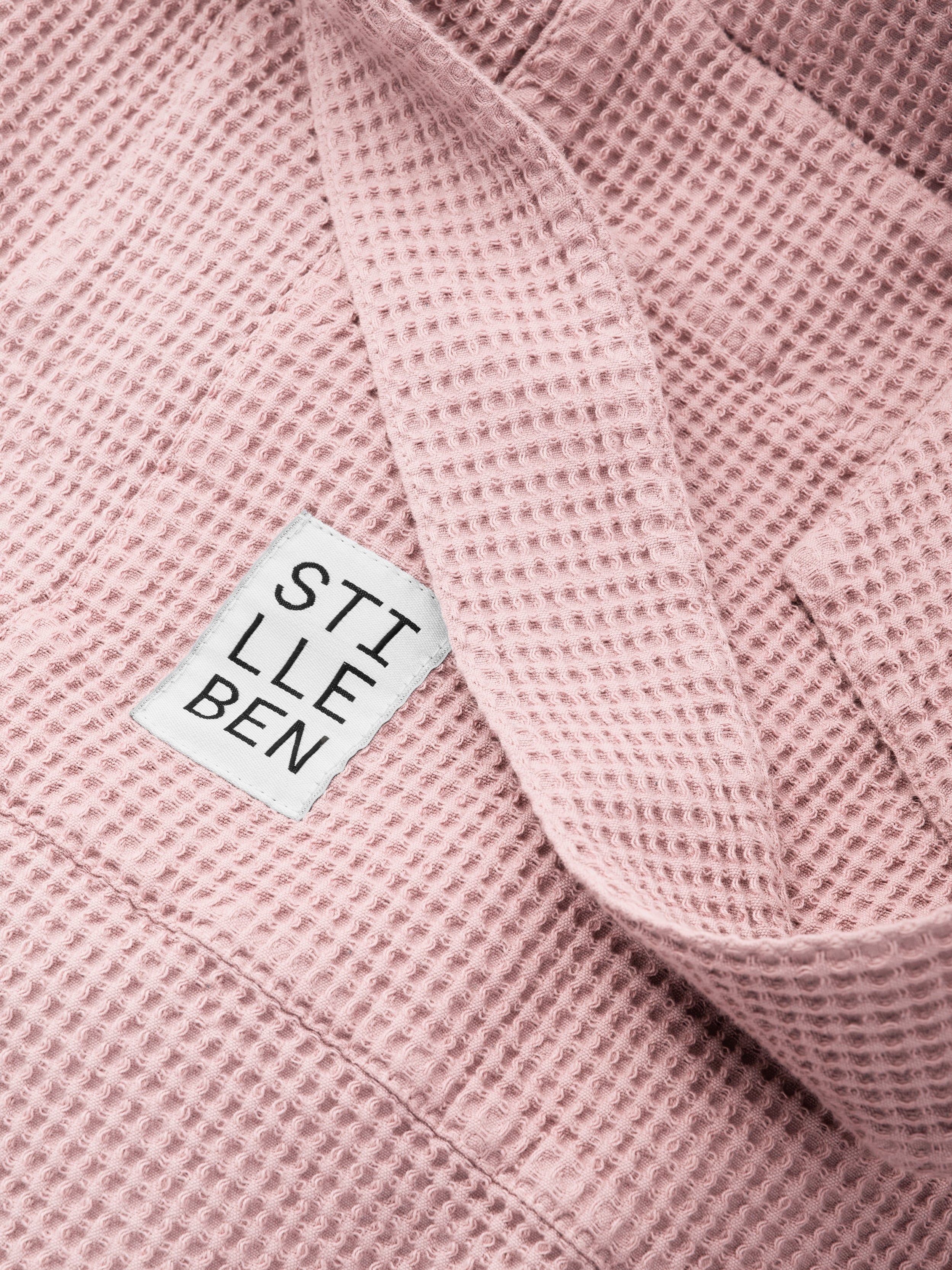 Stilleben Bathrobe Waffle Bathrobe Chalk Pink