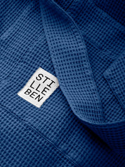 Stilleben Bathrobe Waffle Bathrobe Indigo Blue