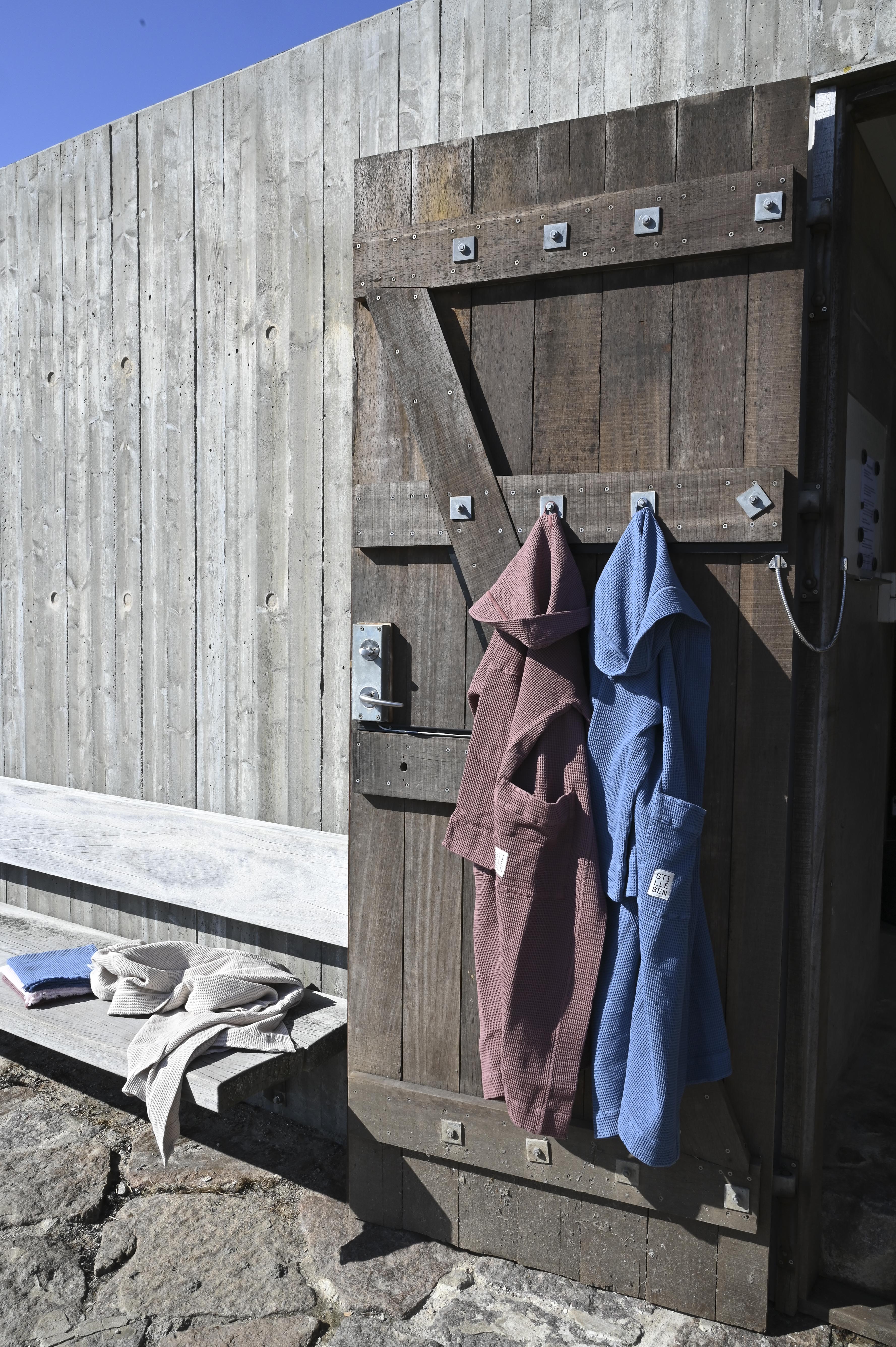 Stilleben Bathrobe Waffle Bathrobe Rusty Brown