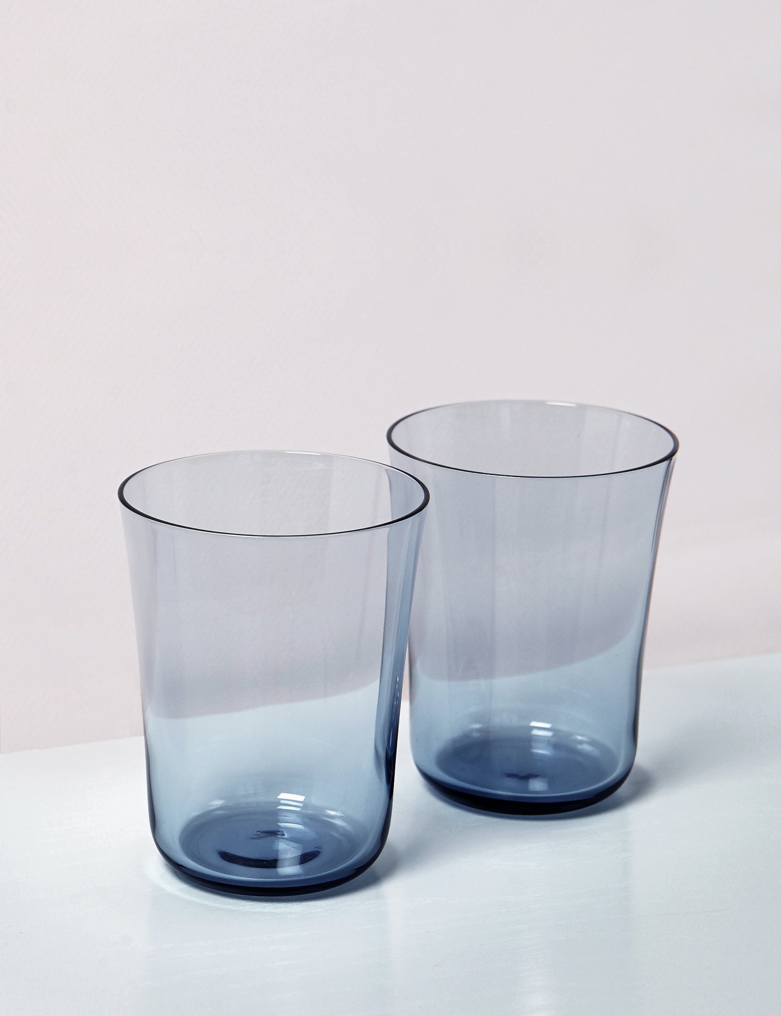 Stilleben Concave Glass - Box of 2⼁None Glass Atlantic Blue