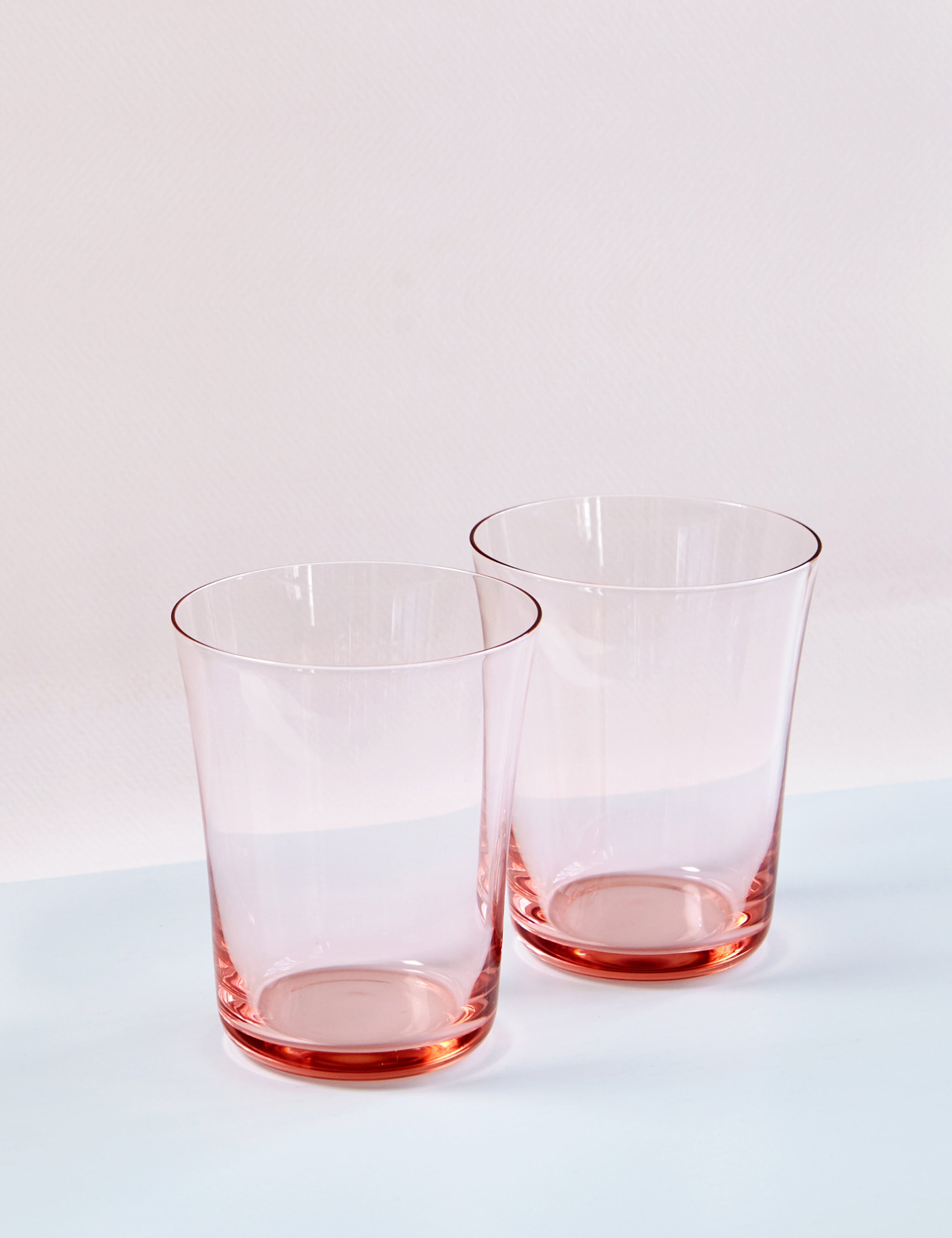 Stilleben Concave Glass - Box of 2⼁None Glass Rose