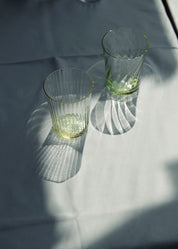 Stilleben Concave Glass - Box of 2⼁Swirl Glass Citrin