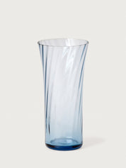 Stilleben Concave Vase - 18 cm⼁Swirl Vase Atlantic Blue