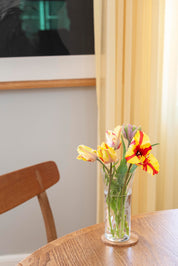 Stilleben Concave Vase - 18 cm⼁Swirl Vase Clear