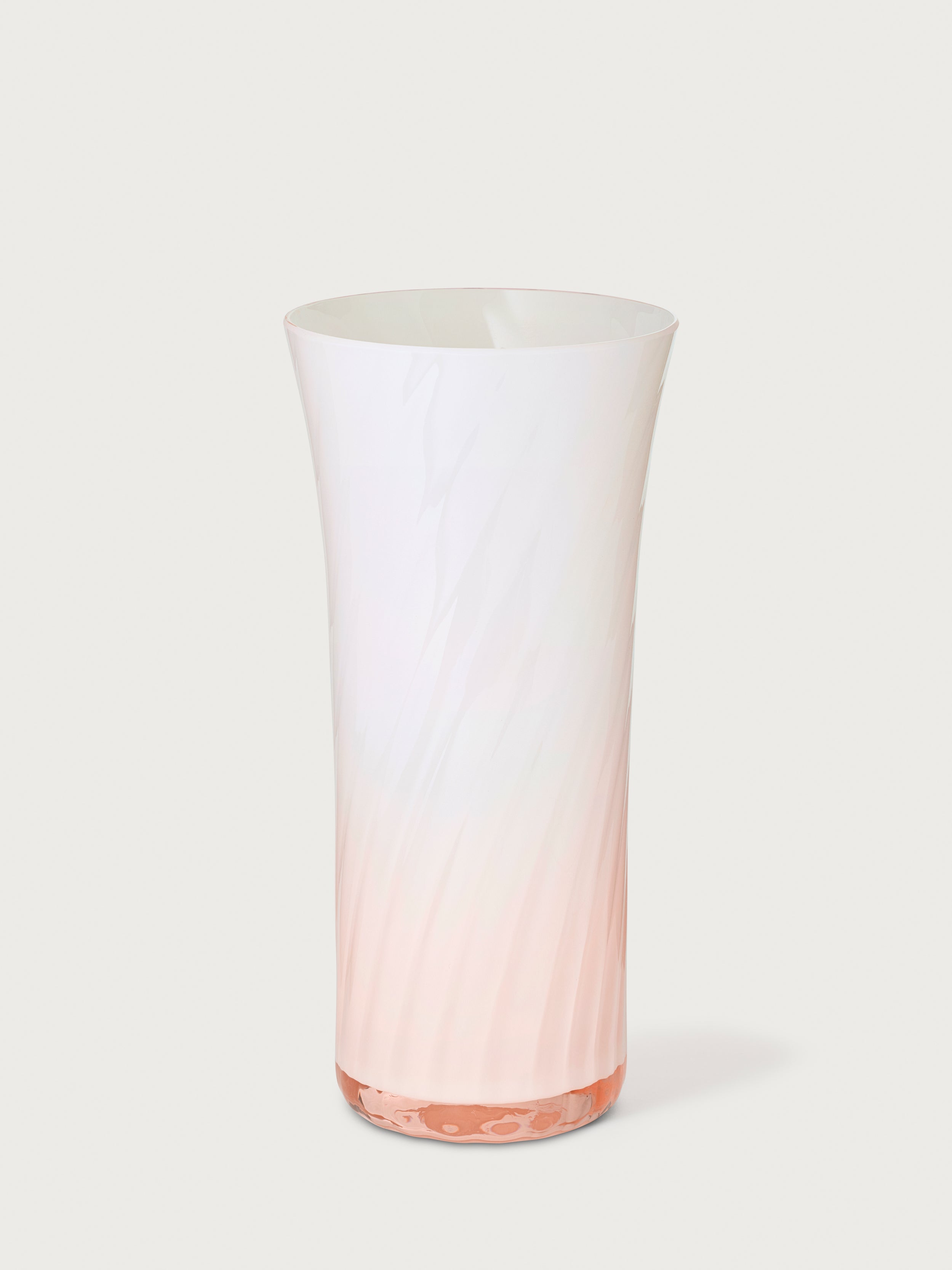 Stilleben Concave Vase - 18 cm⼁Swirl - Opal Edition Vase Rose Opal