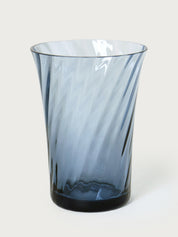 Stilleben Concave Vase - 20 cm⼁Swirl Vase Atlantic Blue