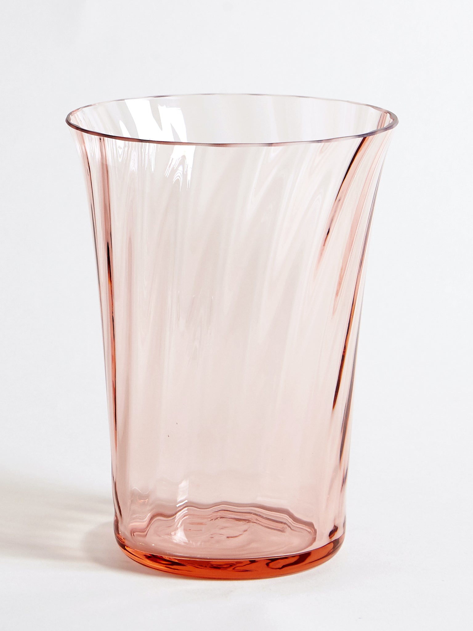Stilleben Concave Vase - 20 cm⼁Swirl Vase Rose