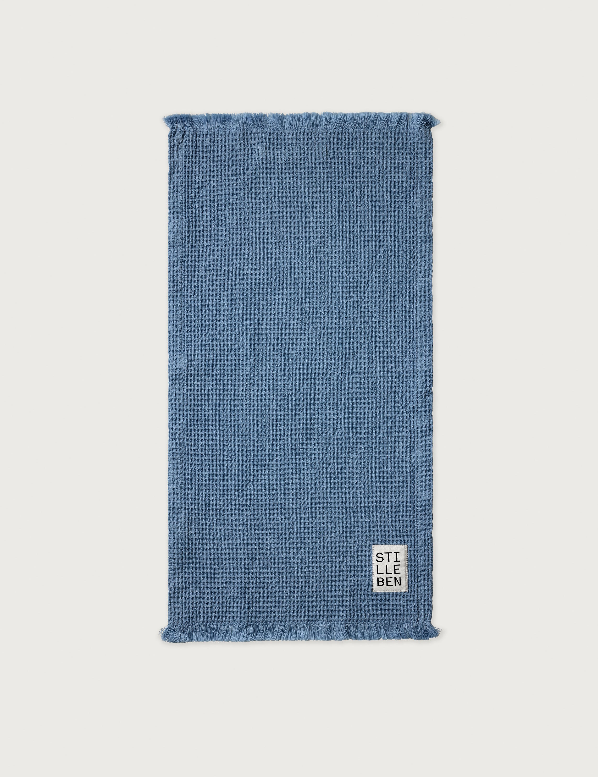 Stilleben Guest Towel Waffle - 30 x 50 cm Towel Denim Blue