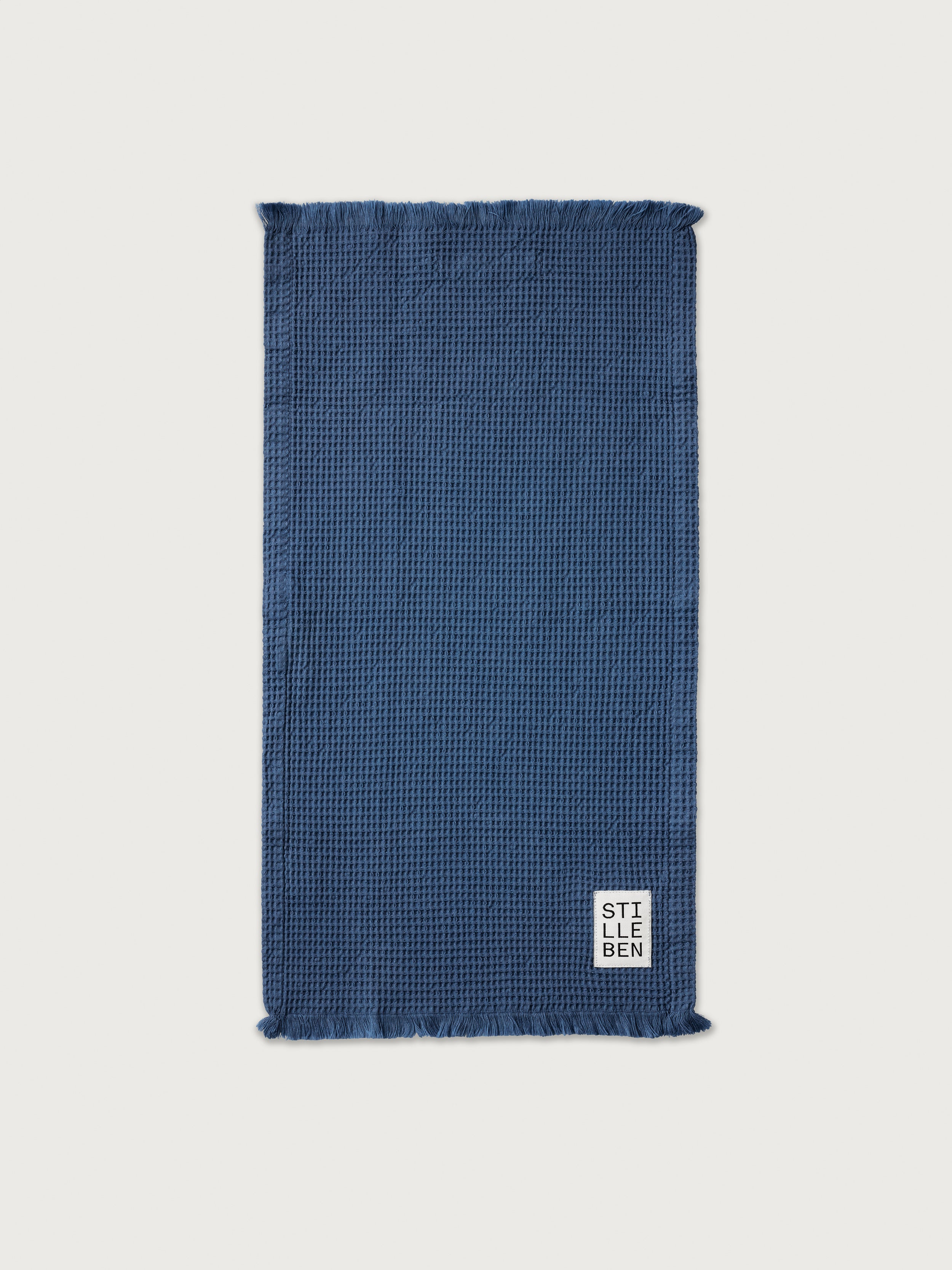Stilleben Guest Towel Waffle - 30 x 50 cm Towel Indigo Blue
