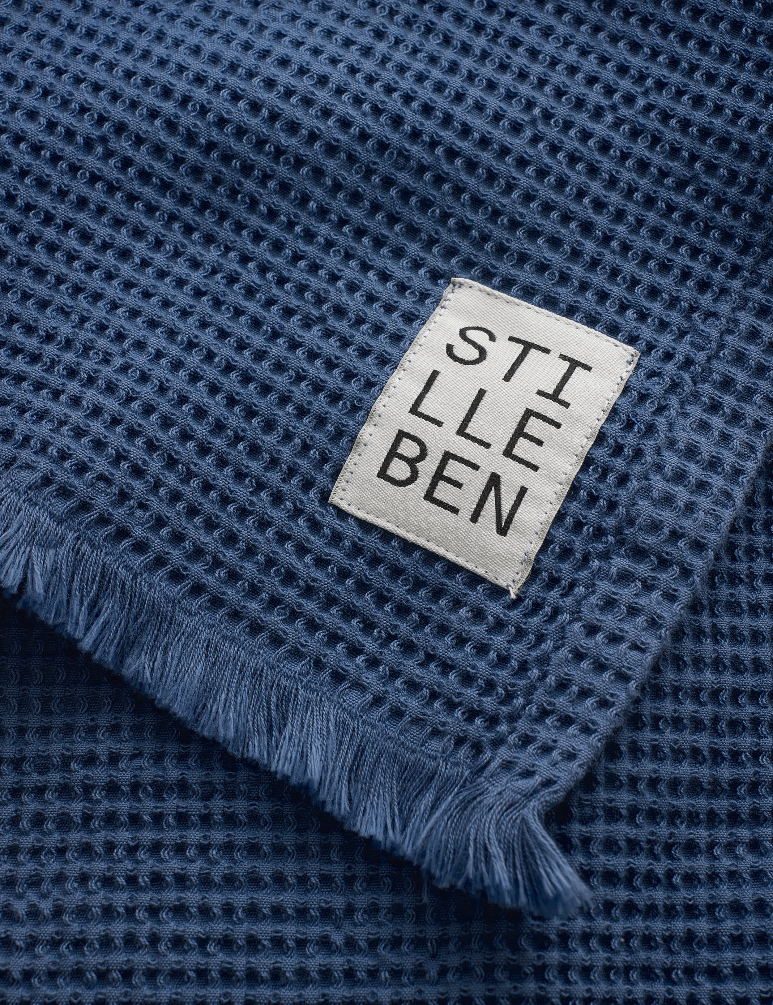 Stilleben Guest Towel Waffle - 30 x 50 cm Towel Indigo Blue