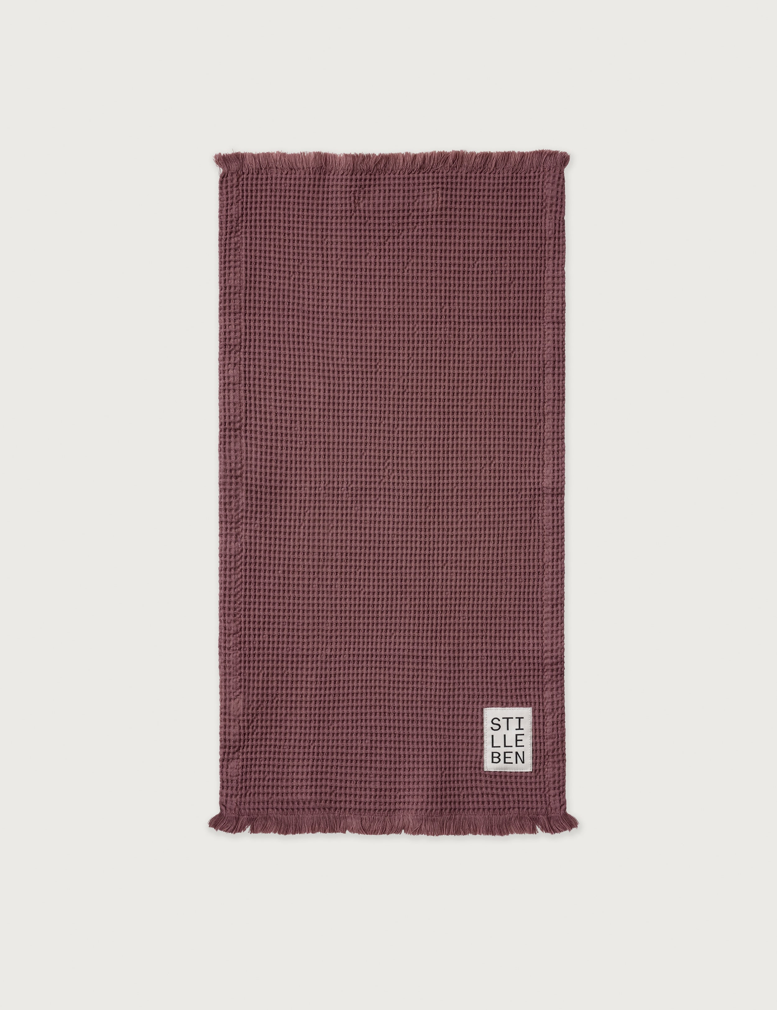 Stilleben Guest Towel Waffle - 30 x 50 cm Towel Rusty Brown
