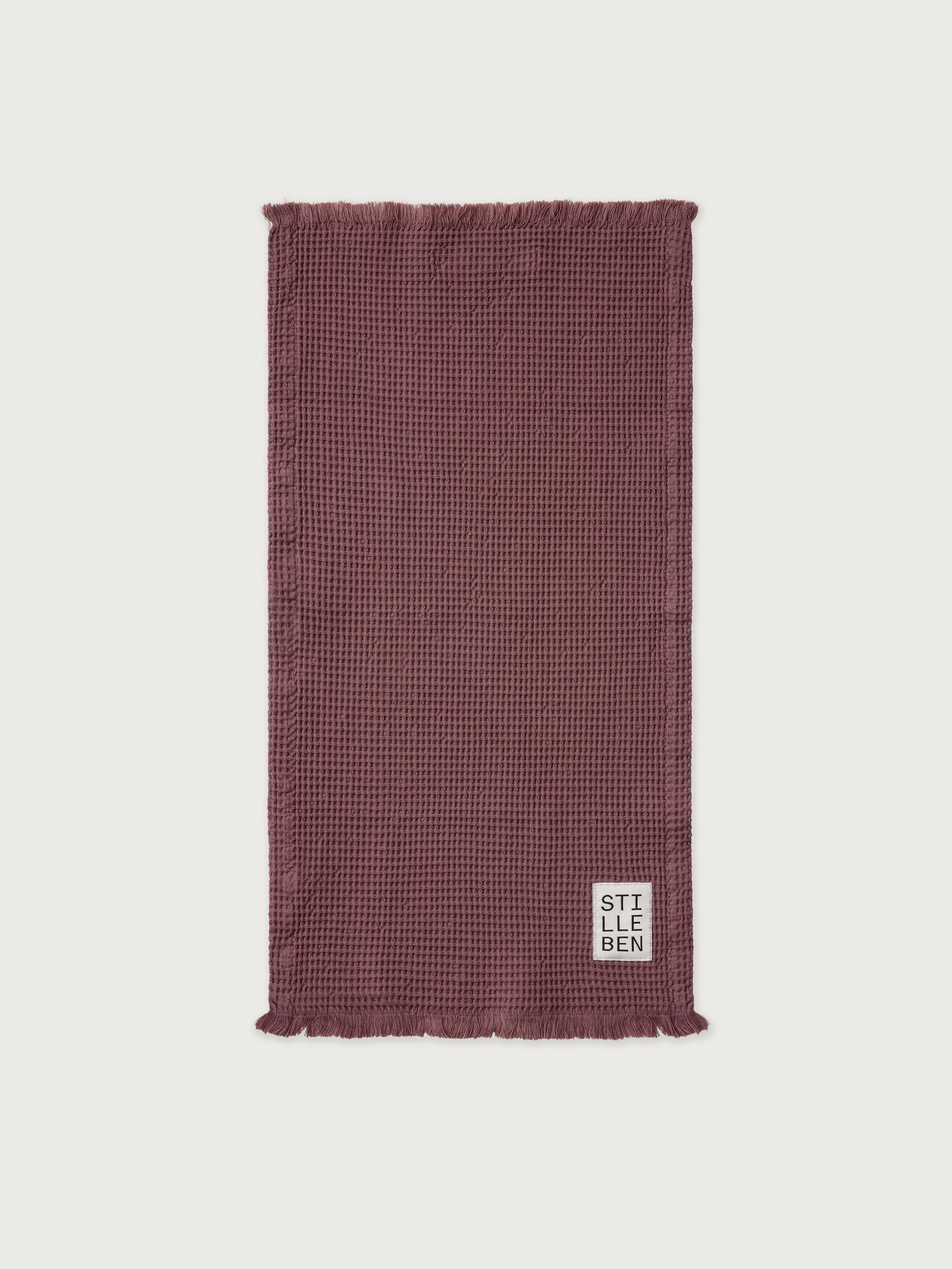 Stilleben Guest Towel Waffle - 30 x 50 cm Towel Rusty Brown