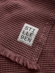 Stilleben Guest Towel Waffle - 30 x 50 cm Towel Rusty Brown