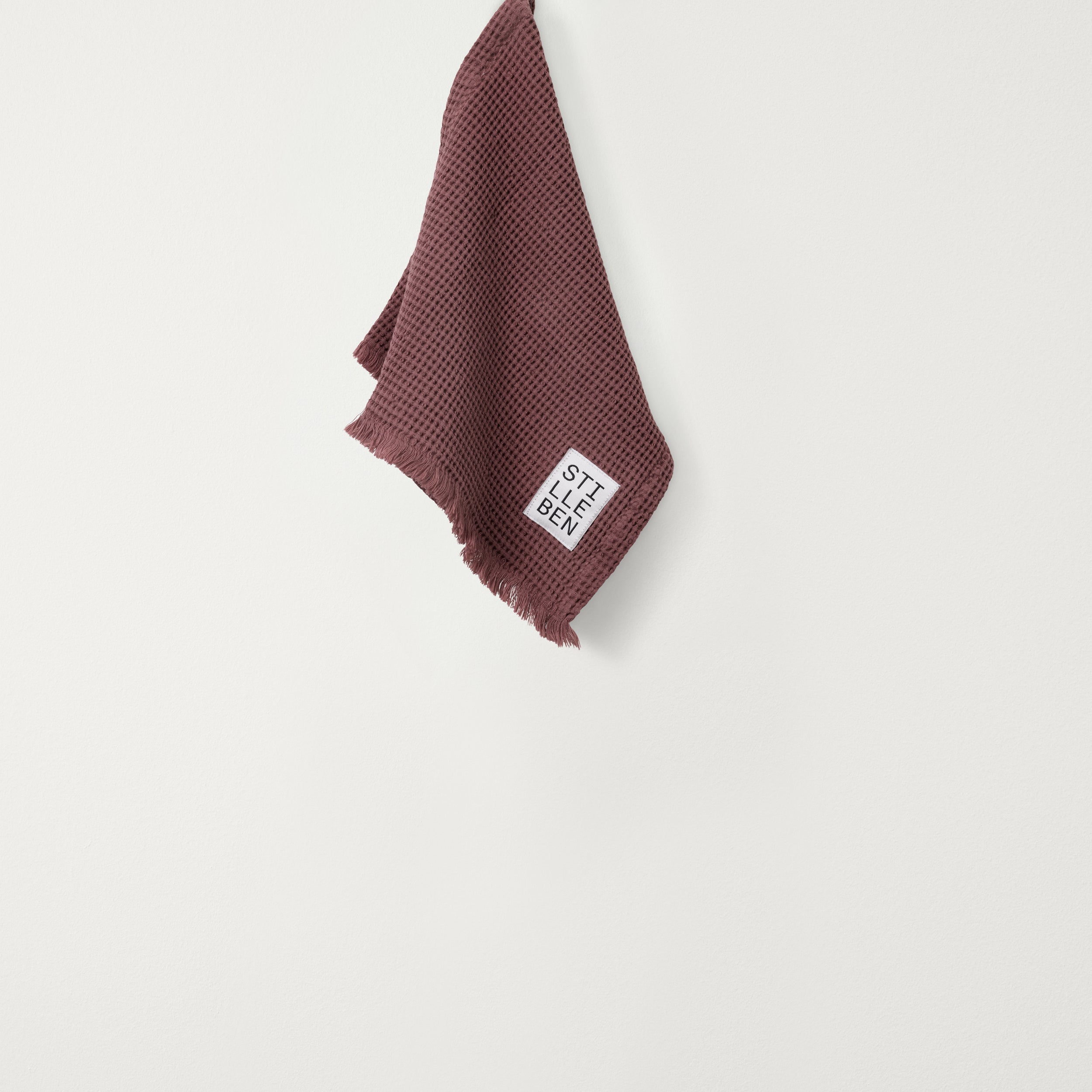 Stilleben Guest Towel Waffle - 30 x 50 cm Towel Rusty Brown