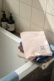 Stilleben Hand Towel Waffle - 55 x 100 cm Towel Rusty Brown