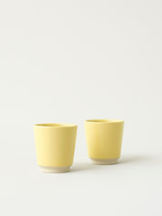Stilleben Memphis Cup - Box of 2 Cup Yellow