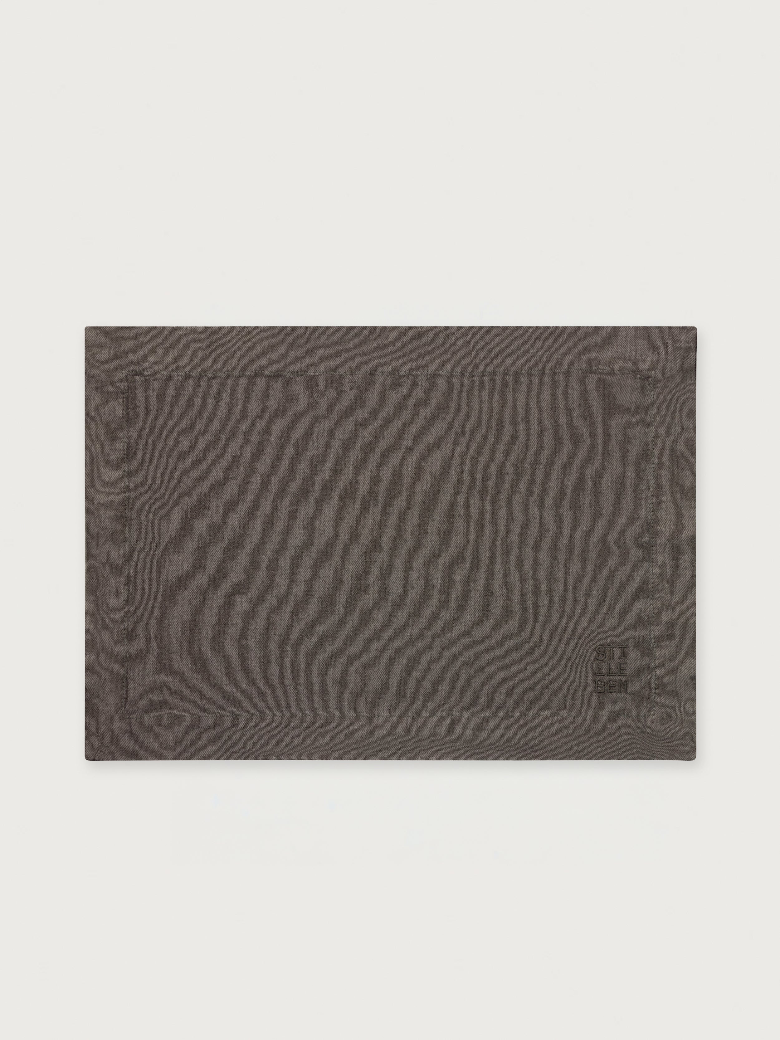 Stilleben Placemat Linen/Cotton - Set of 2 Placemat Dark Brown