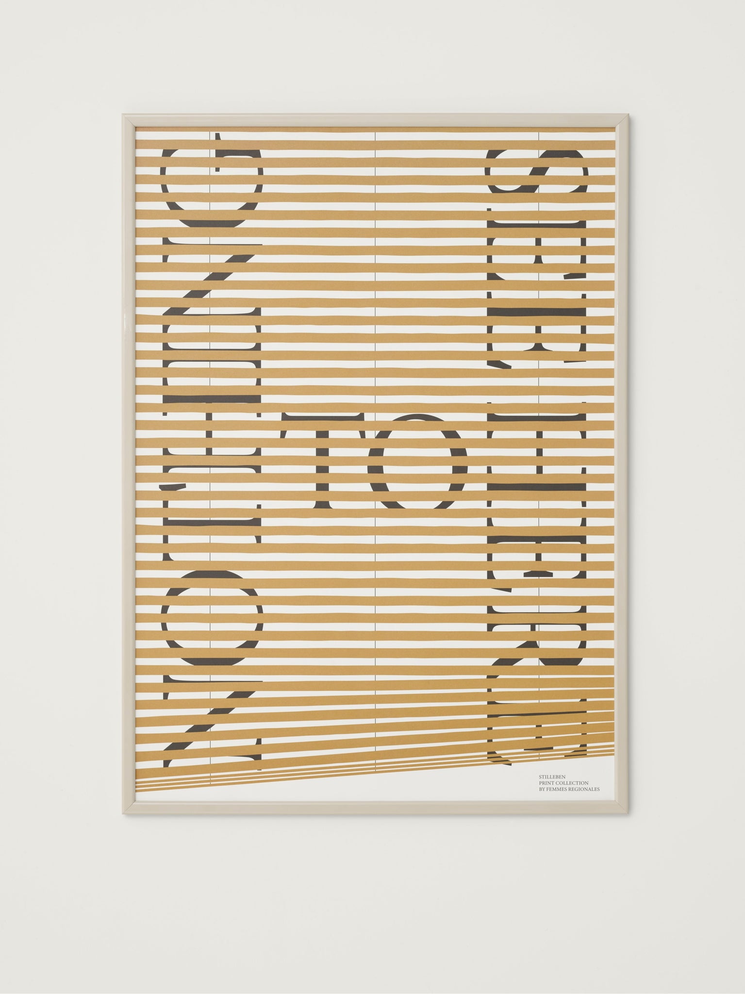 Stilleben Print - 50 x 70 cm⼁Nothing To See Here - Brown Print -