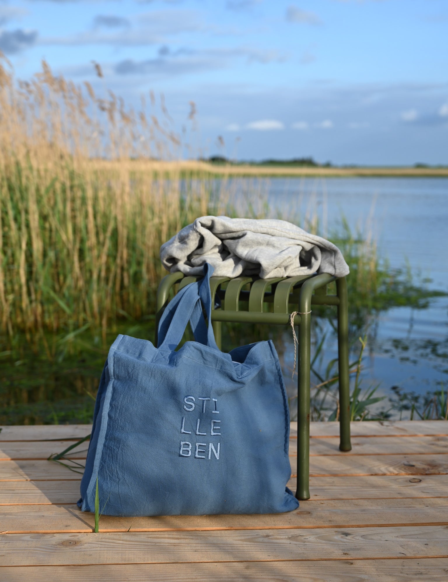 Stilleben Stilleben Tote Bag Bag Indigo Blue