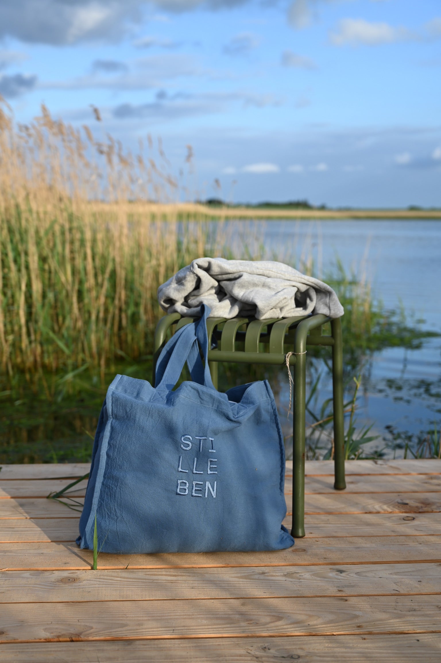 Stilleben Stilleben Tote Bag Bag Indigo Blue