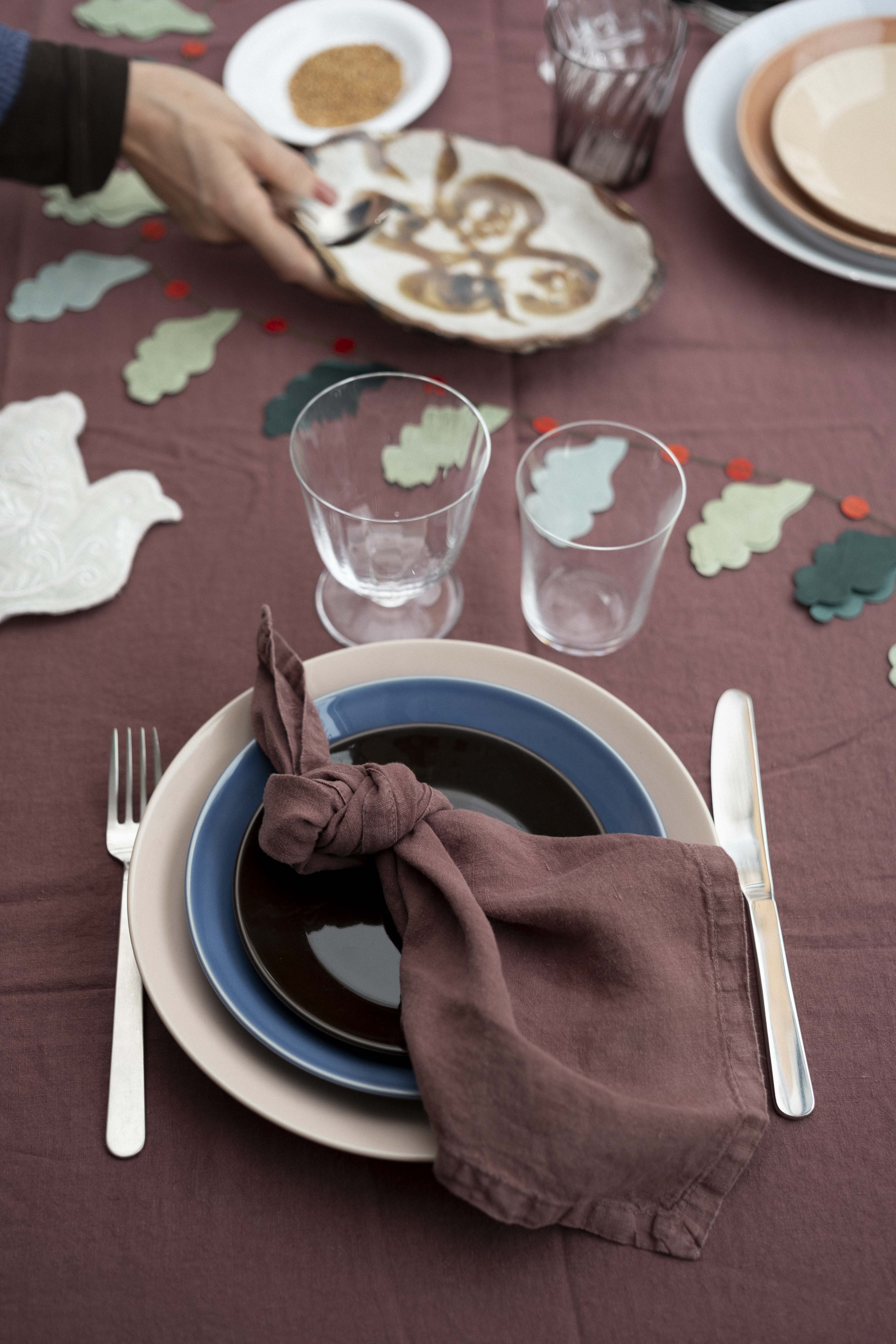 Stilleben Table Napkin - Set of 2 Table Napkin Rusty Brown