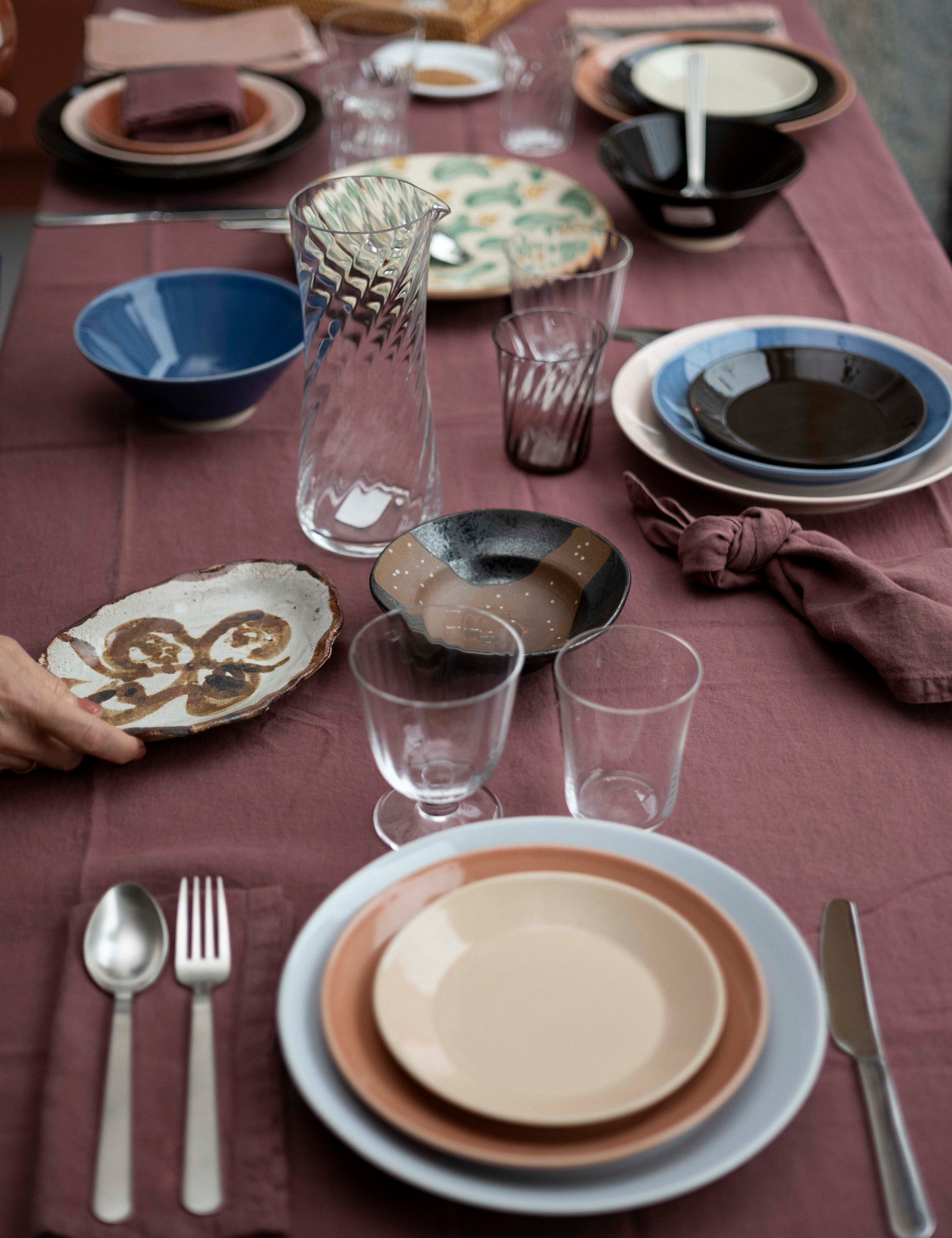 Stilleben Tablecloth - 140 x 250 cm Tablecloth Rusty Brown