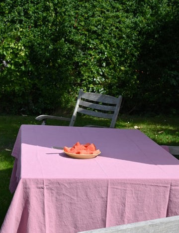 Cotton Tablecloth Antique Rose