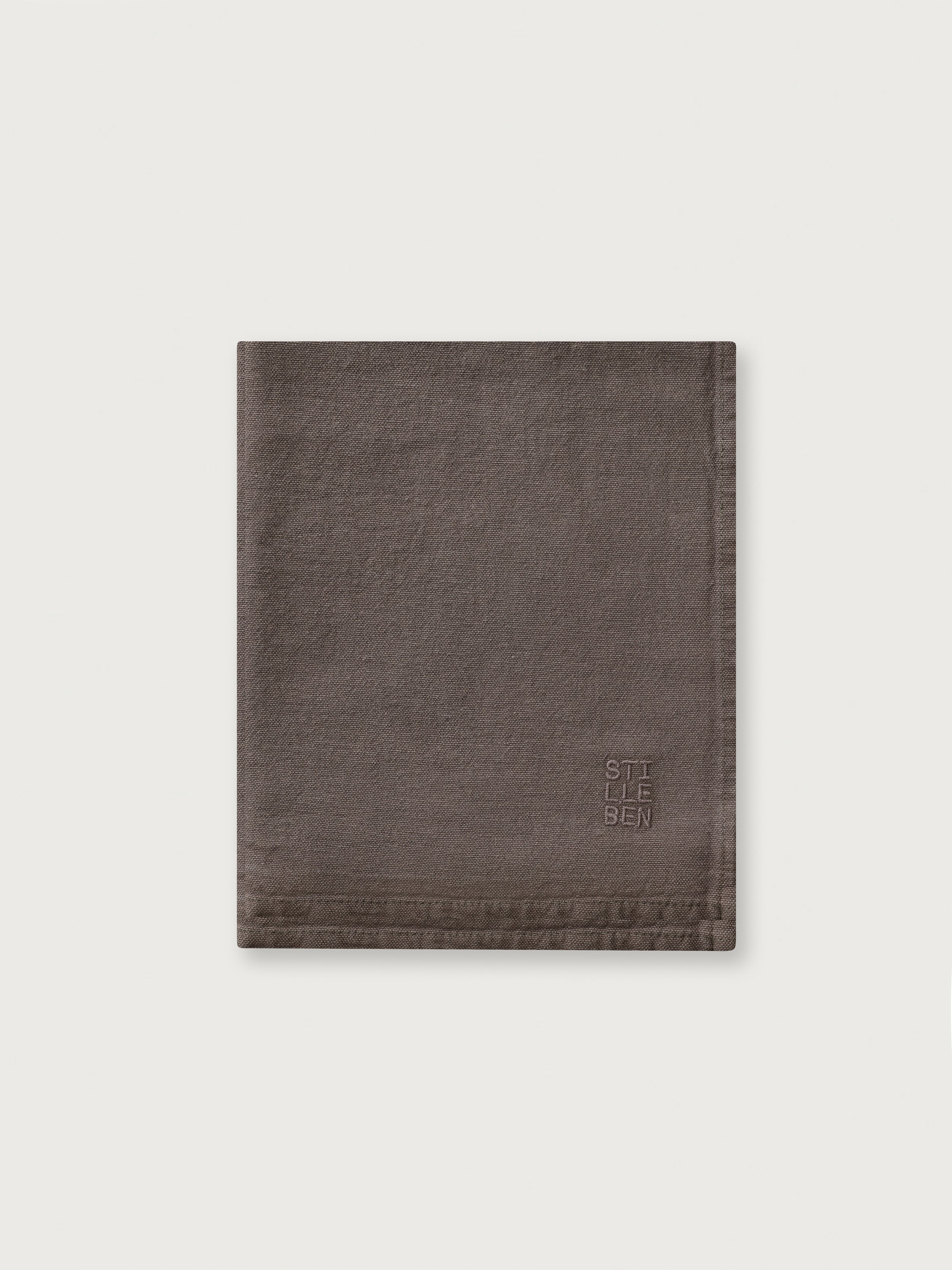Stilleben Tea Towel Linen/Cotton Towel Dark Brown