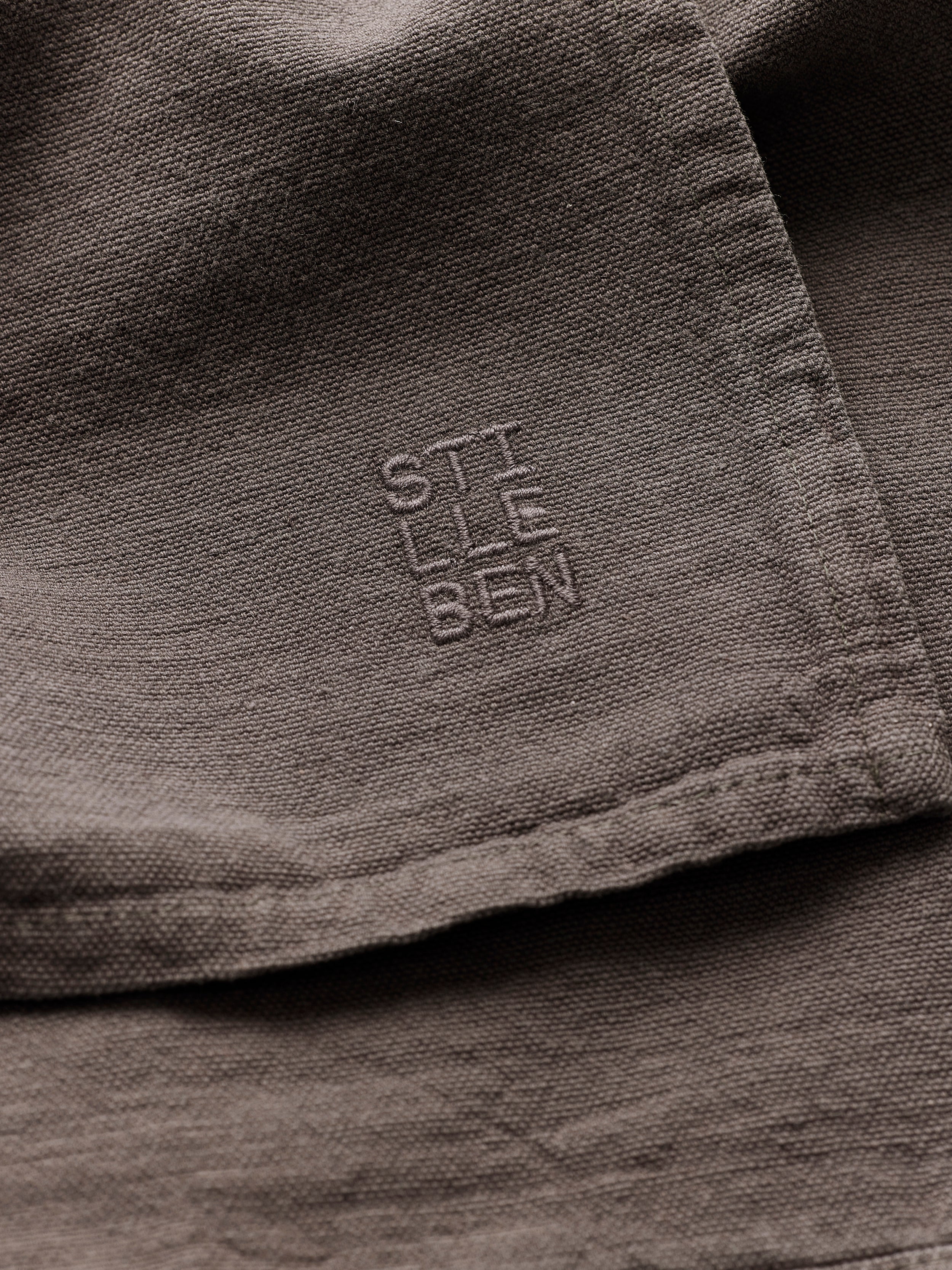 Stilleben Tea Towel Linen/Cotton Towel Dark Brown