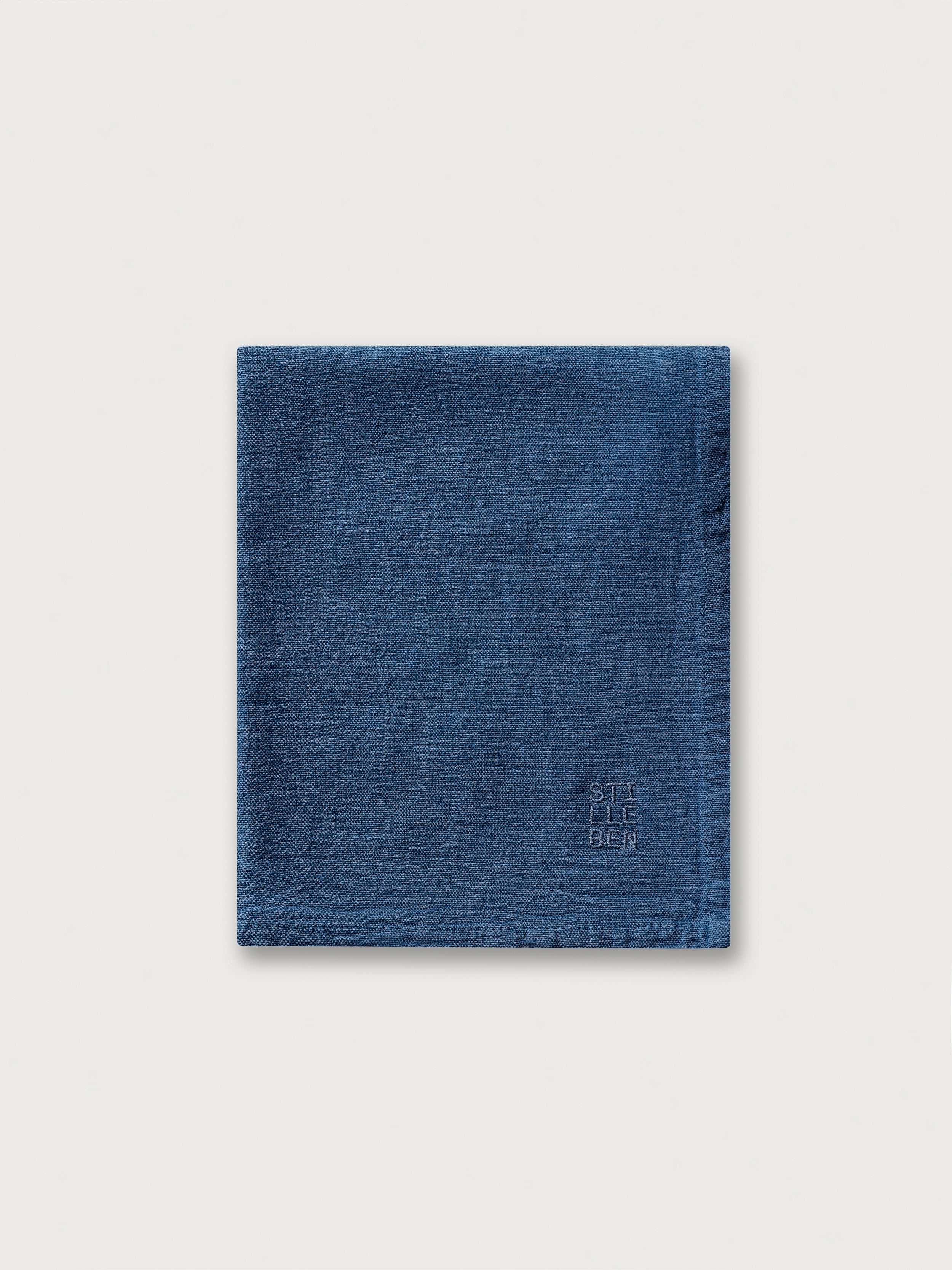 Stilleben Tea Towel Linen/Cotton Towel Indigo Blue