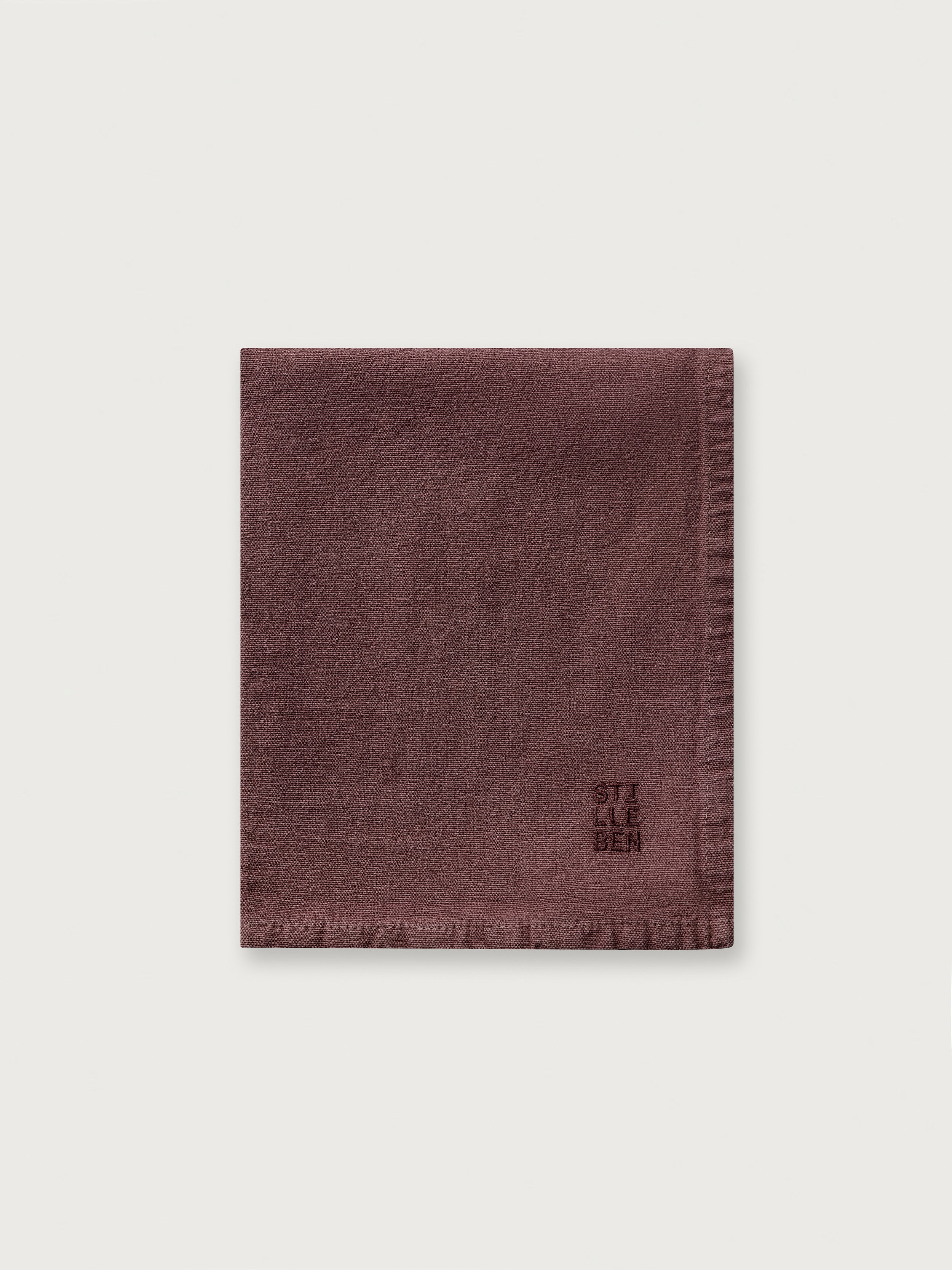 Stilleben Tea Towel Linen/Cotton Towel Rusty Brown