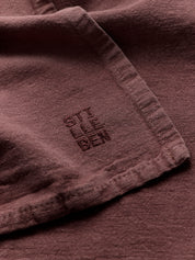 Stilleben Tea Towel Linen/Cotton Towel Rusty Brown