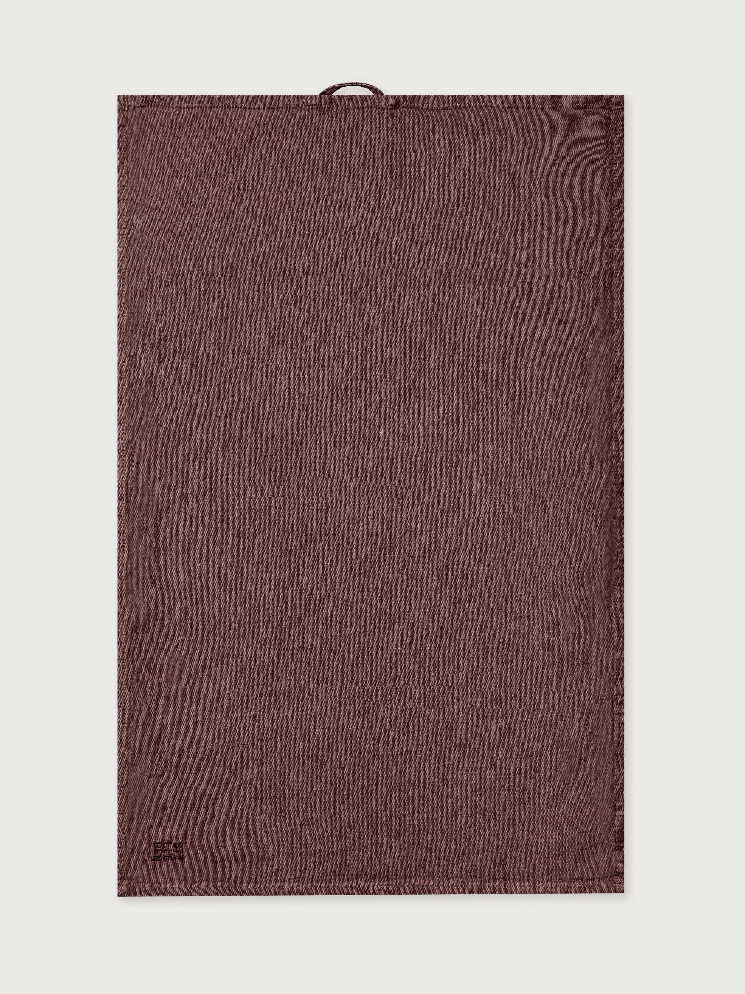 Stilleben Tea Towel Linen/Cotton Towel Rusty Brown